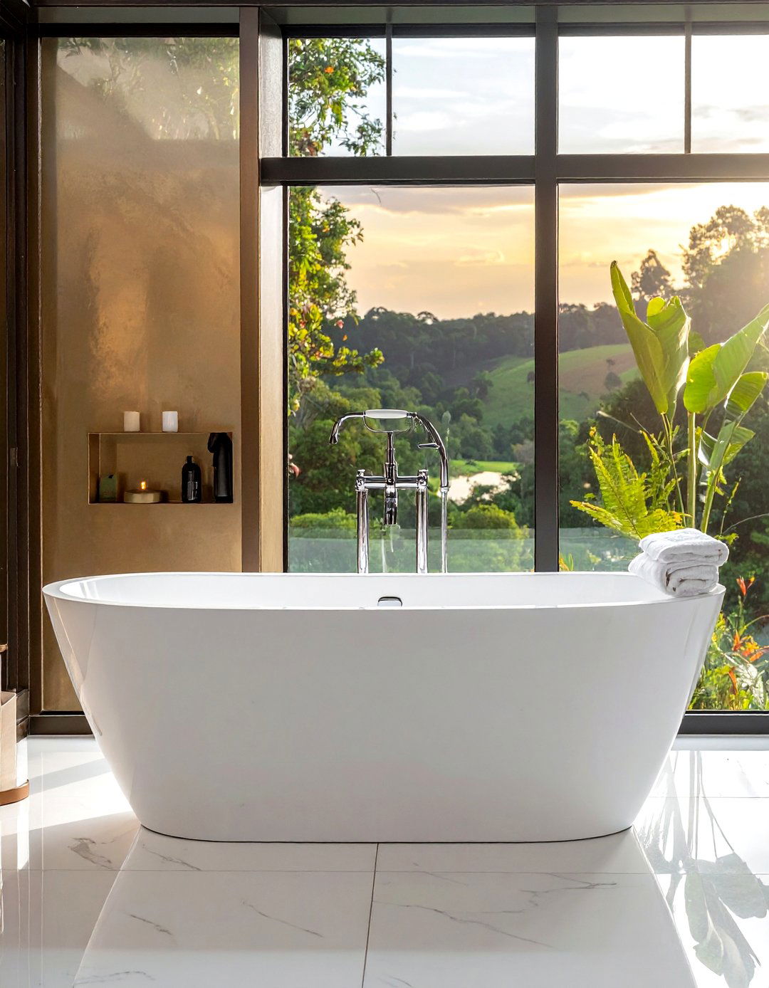 Slipper tub filler - 30 bathroom plumbing ideas