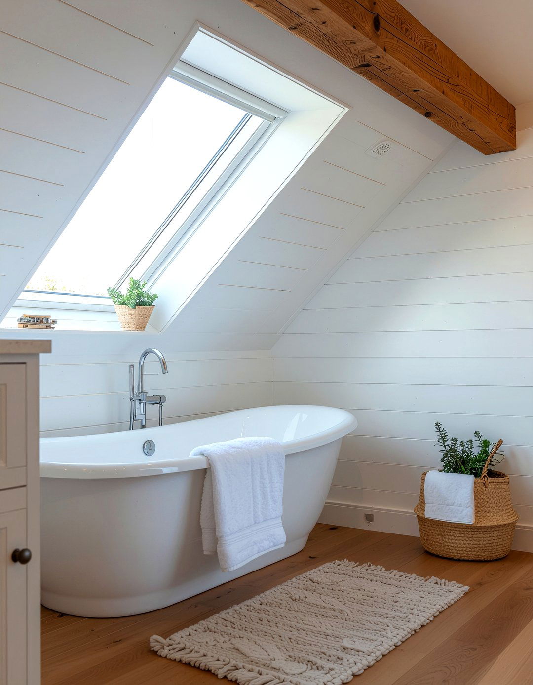 Sloped Ceiling Bathroom - 30 master bathroom layout ideas