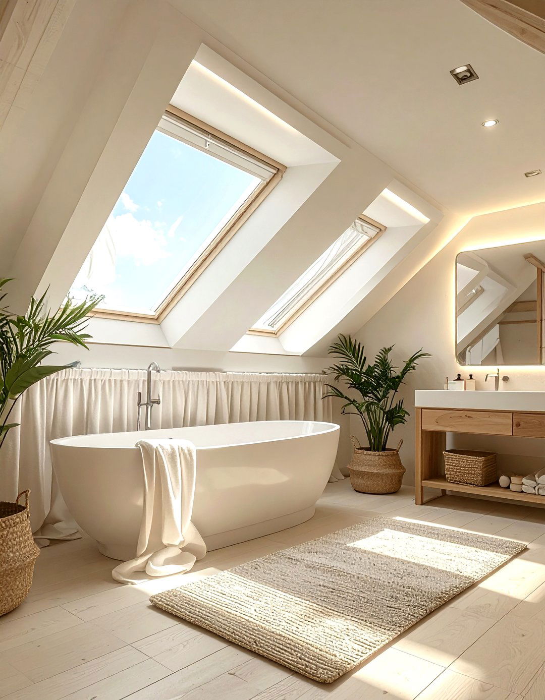 30 Linen Bathroom Ideas for a Soft and Spa-Like Feel