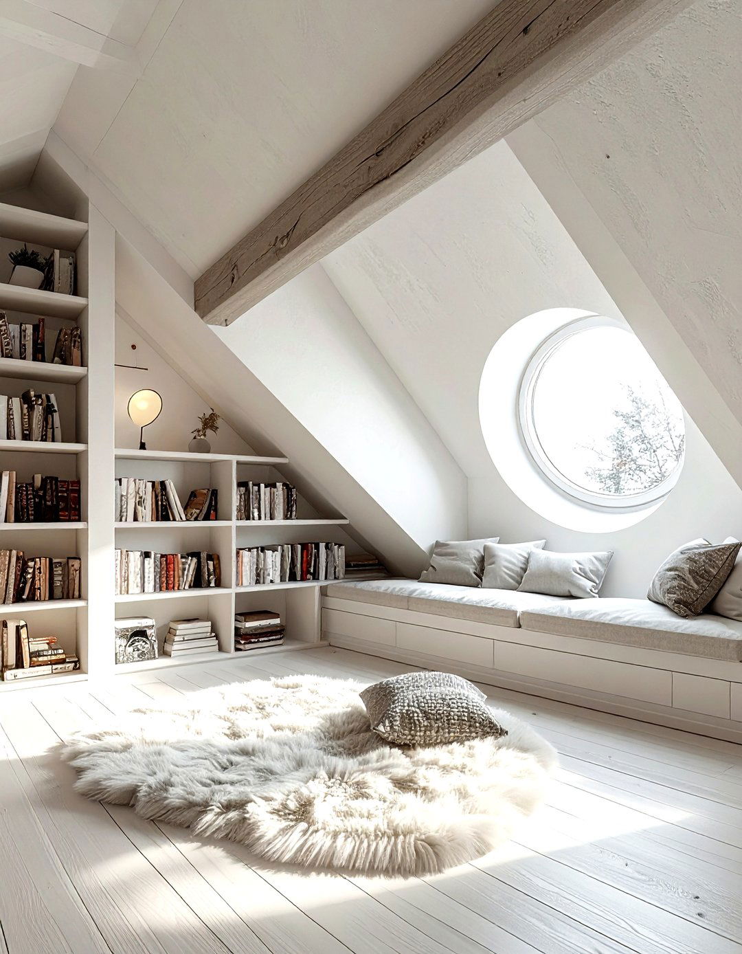 Sloped Ceiling - 30 living room ceiling design ideas