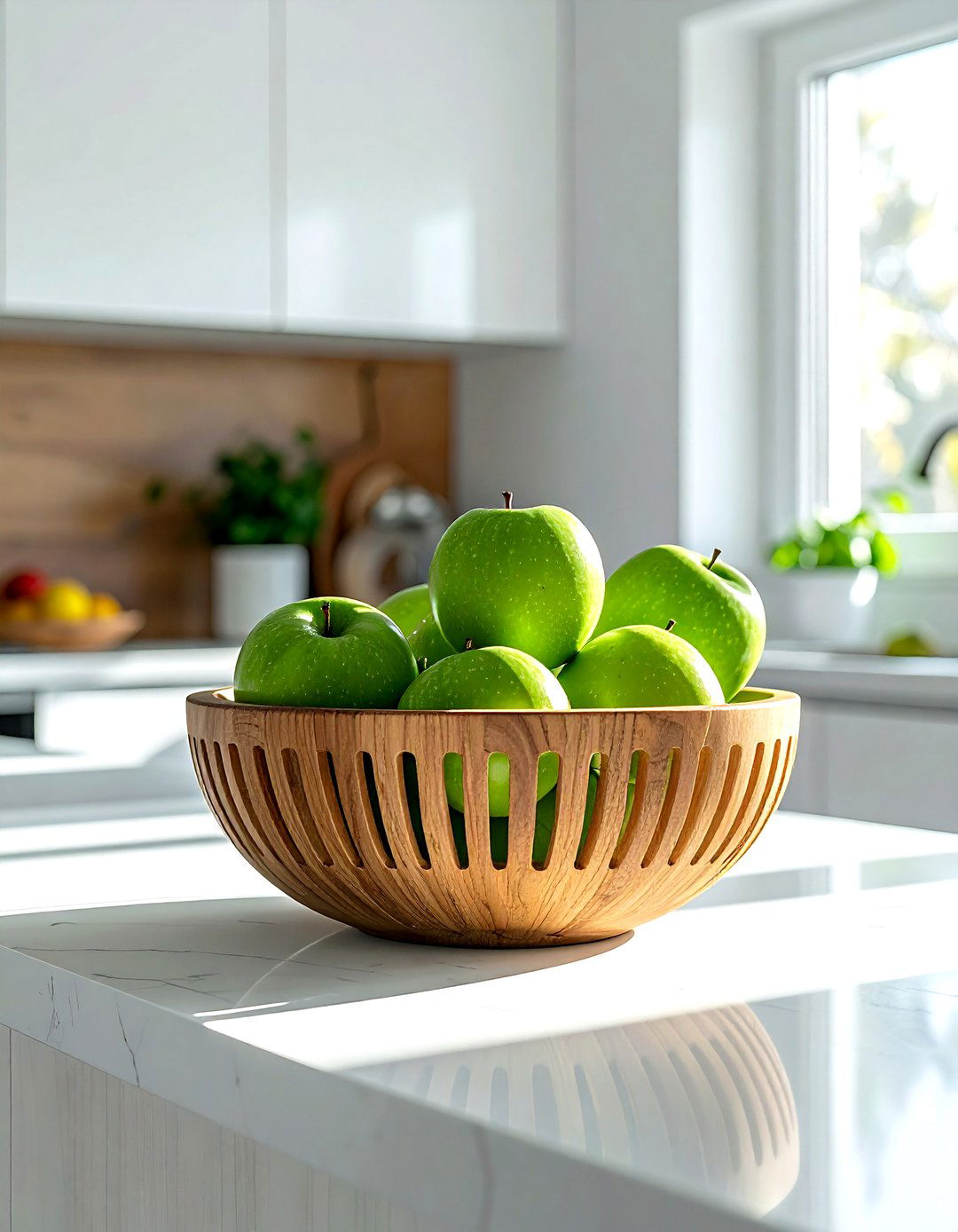 Slotted fruit bowl - 30 kitchen fruit bowl ideas