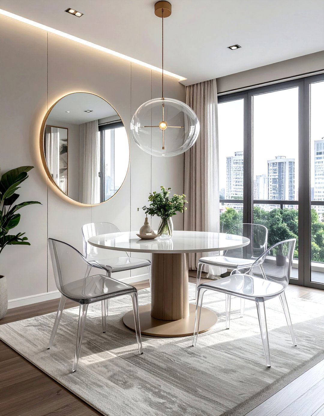 Small Apartment Dining Space - 30 model home dining room ideas