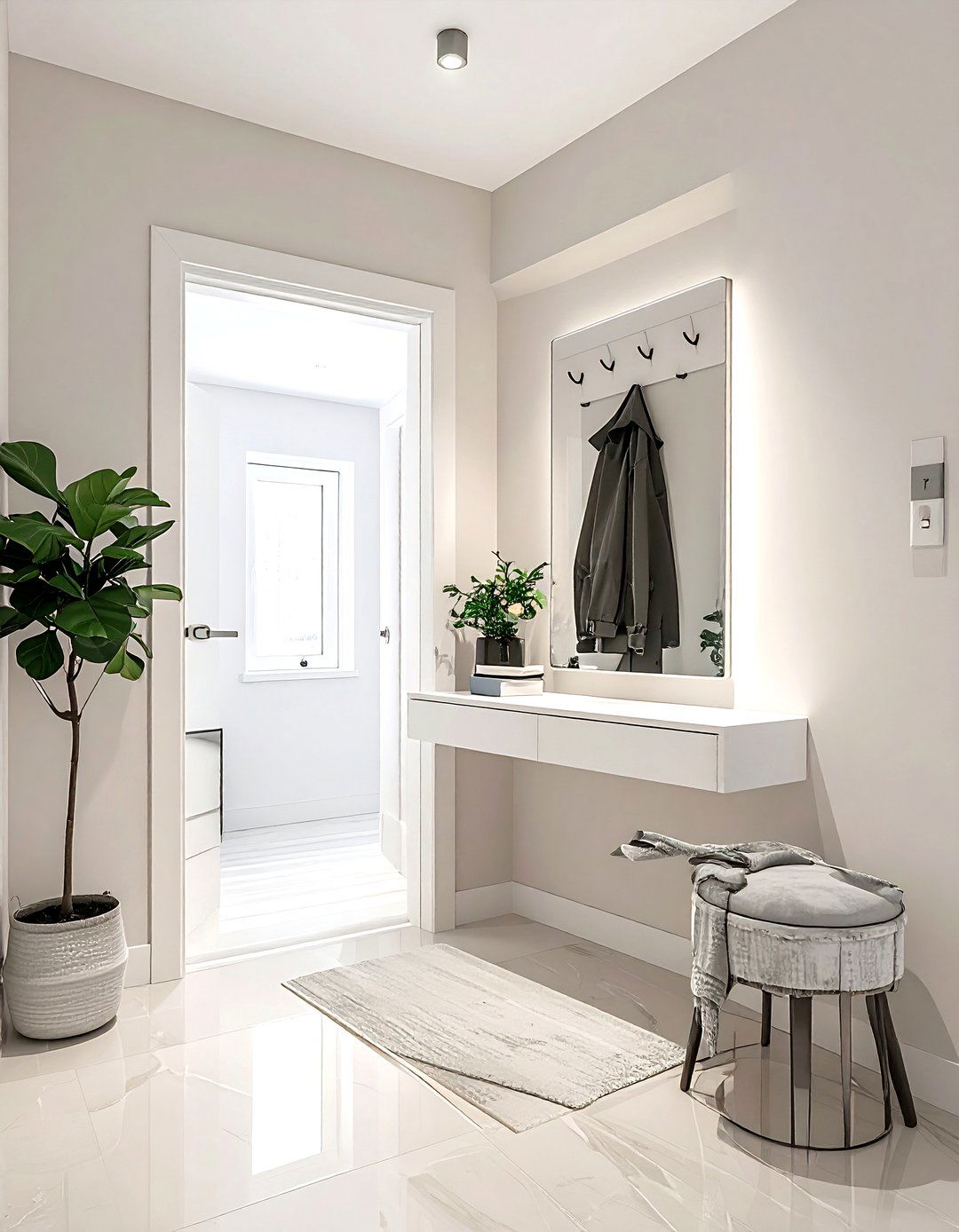 Small Apartment Entryway - 30 living room hallway ideas