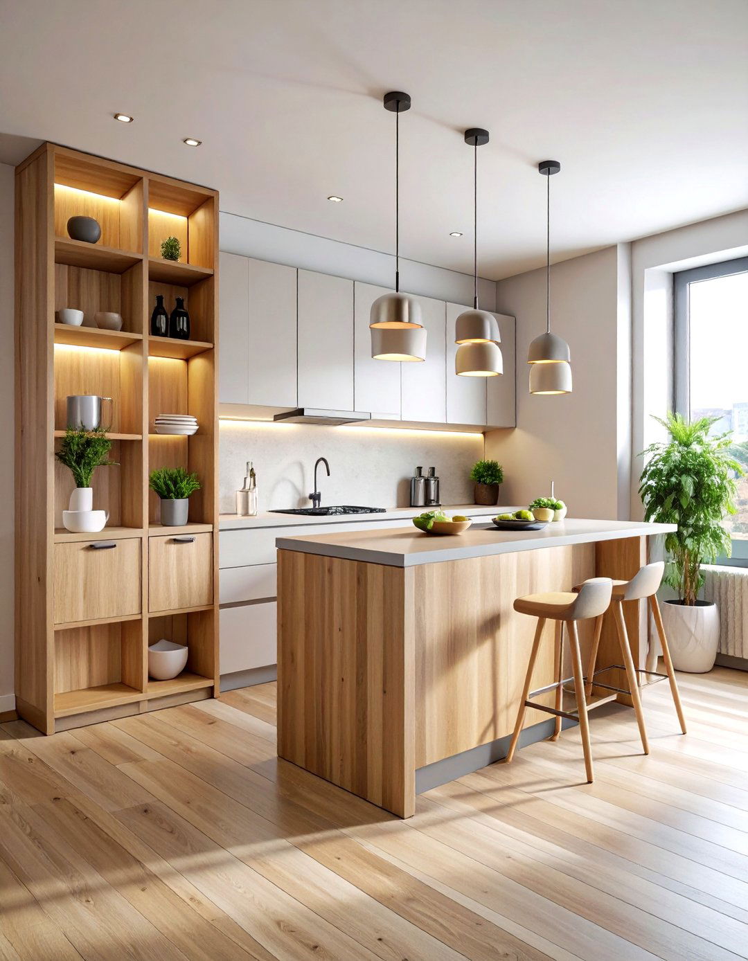 Small Apartment Kitchen Layout - 30 comfortable kitchen ideas