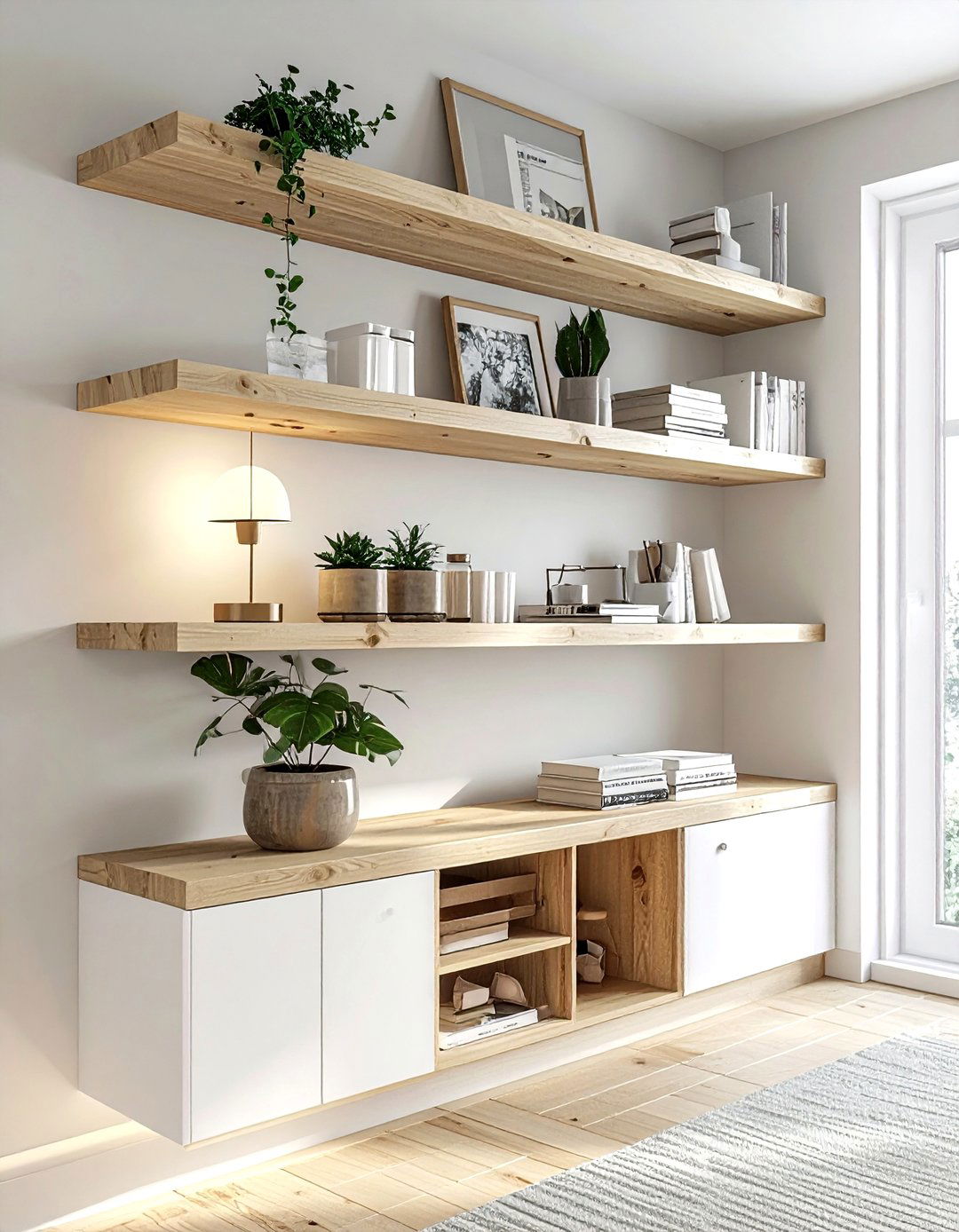 Small Apartment Shelf - 30 wall shelf decor ideas