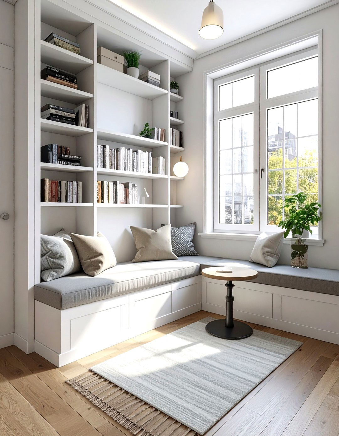 Small Apartment Window Nook - 30 living room window seat ideas