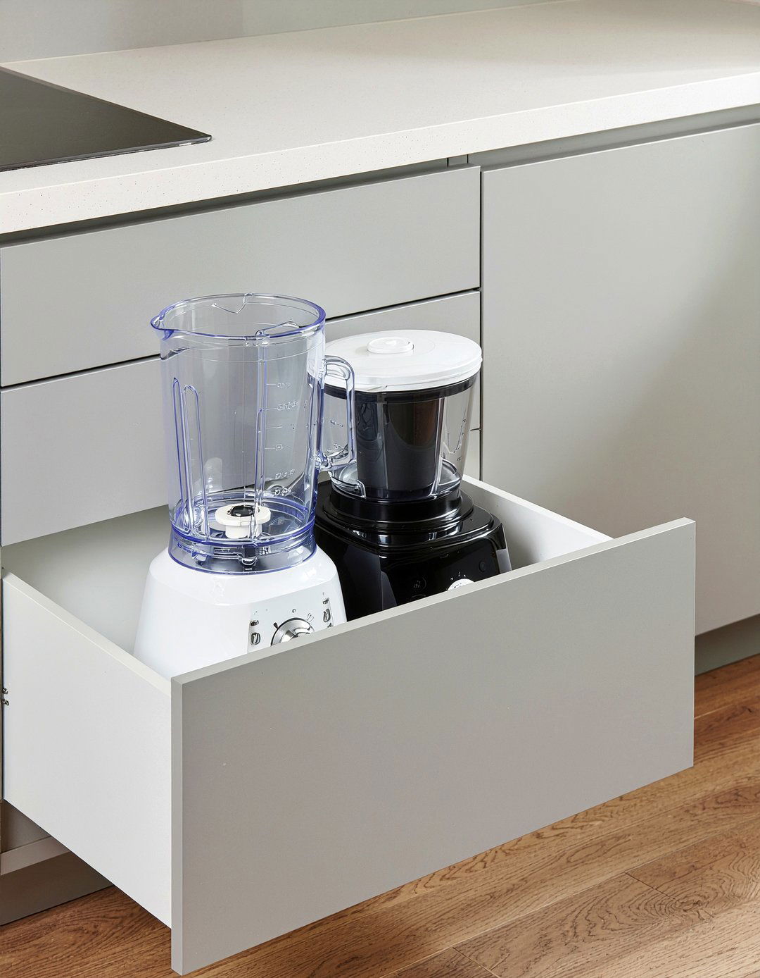 Small Appliance Storage Drawer - 30 deep drawer kitchen ideas