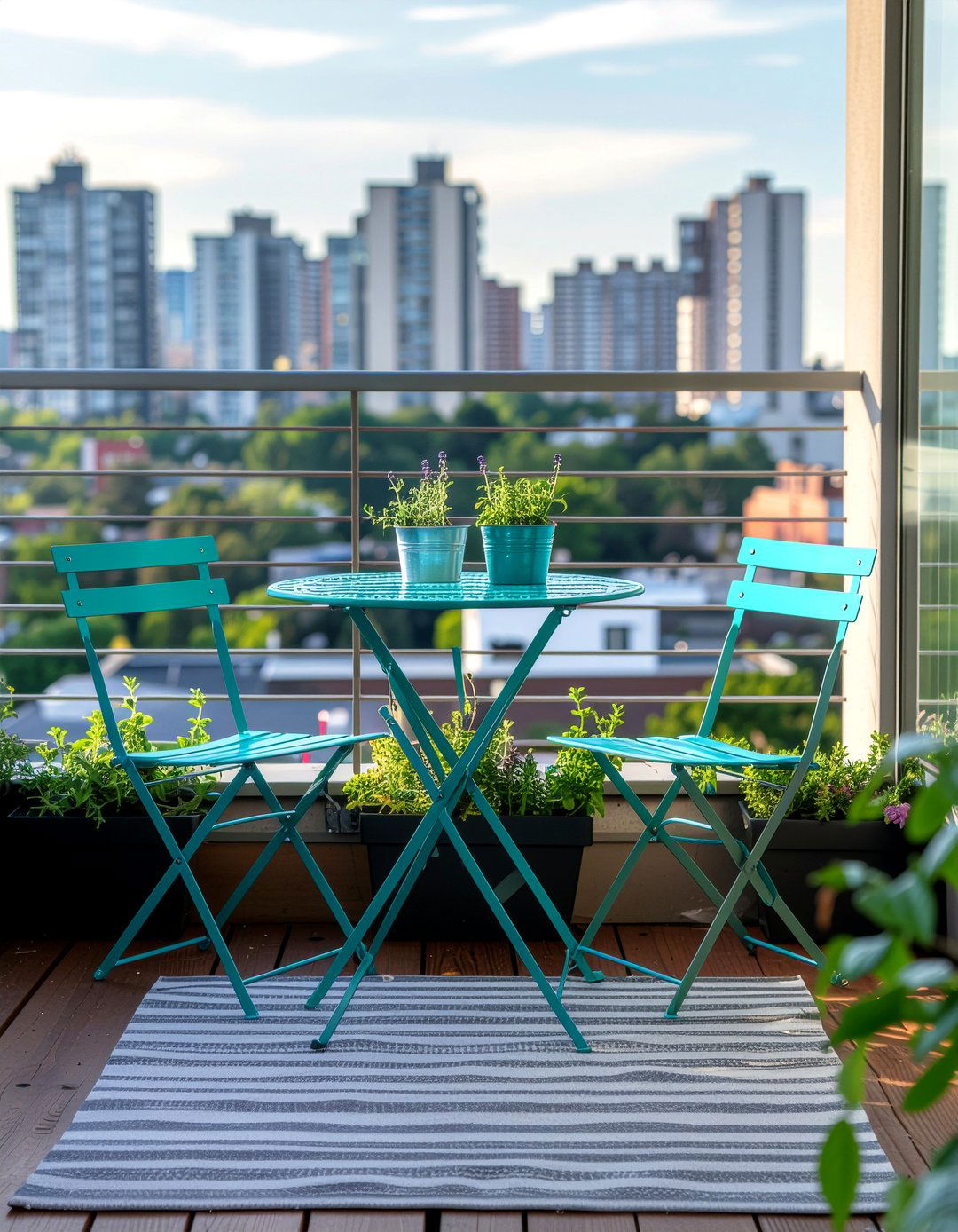 Small Balcony Bistro - 30 outdoor dining area ideas