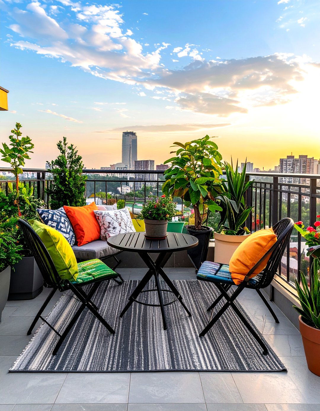 Small Balcony Furniture - 30 decor transformation ideas