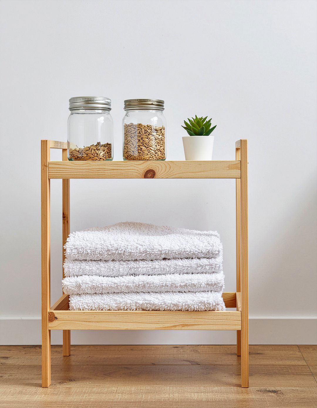 Small Bathroom Storage Shelf - 30 Scandinavian bathroom ideas