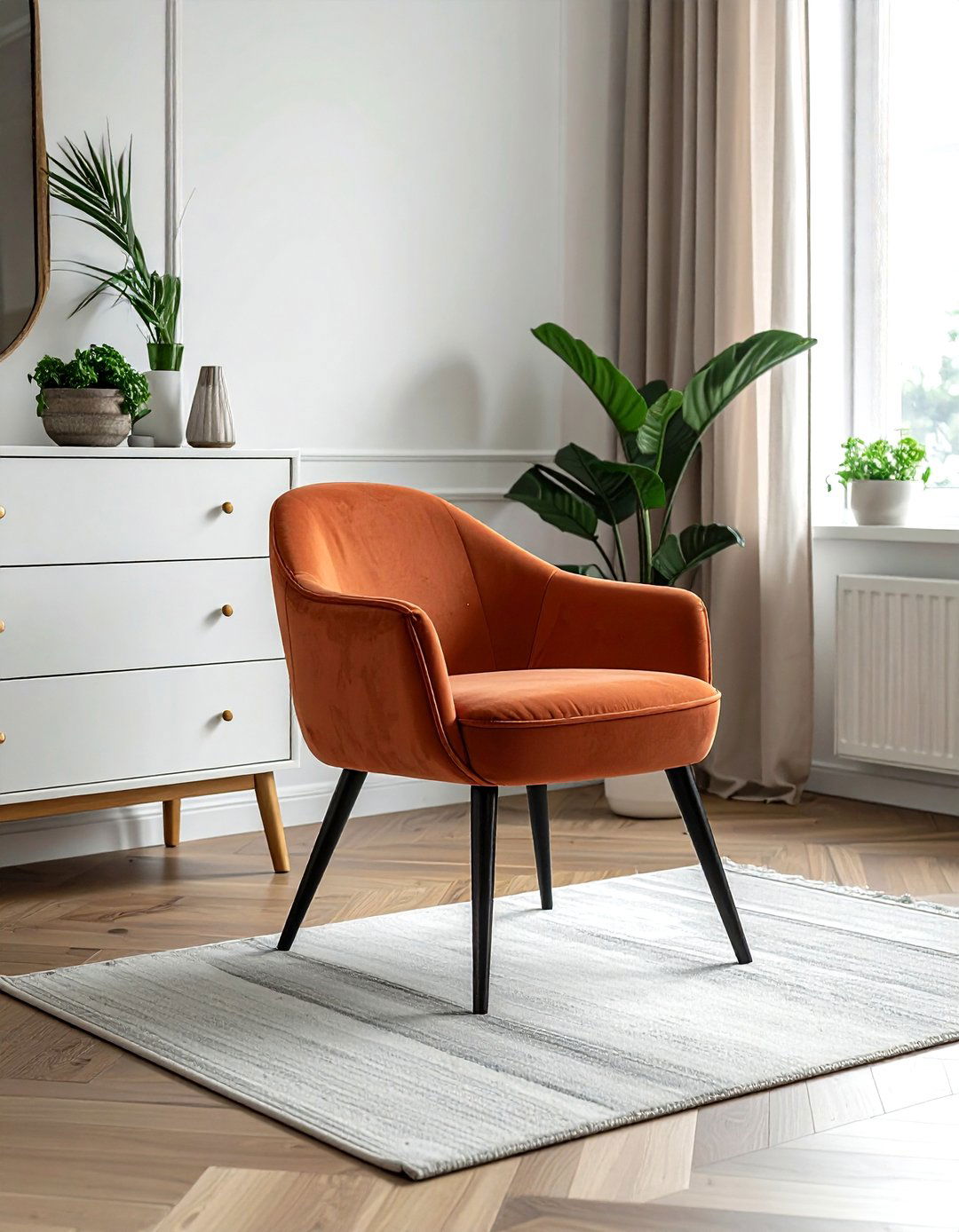 Small Bedroom Accent Chair - 30 bedroom seating arrangements ideas