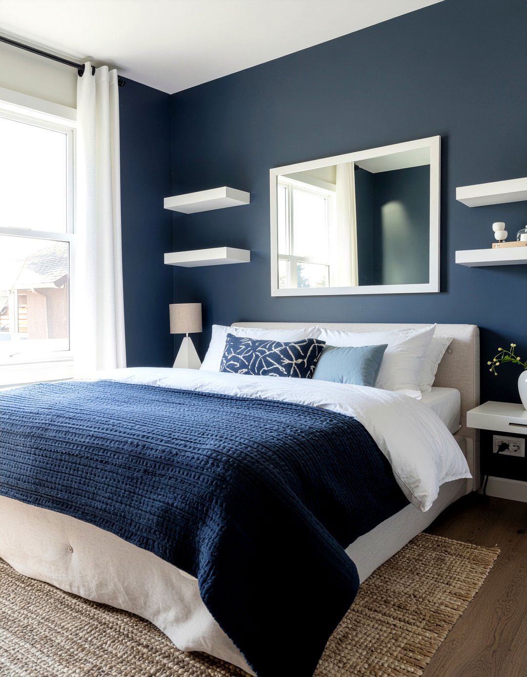 30 Bold Bedroom Navy Walls for a Deep and Sophisticated Look