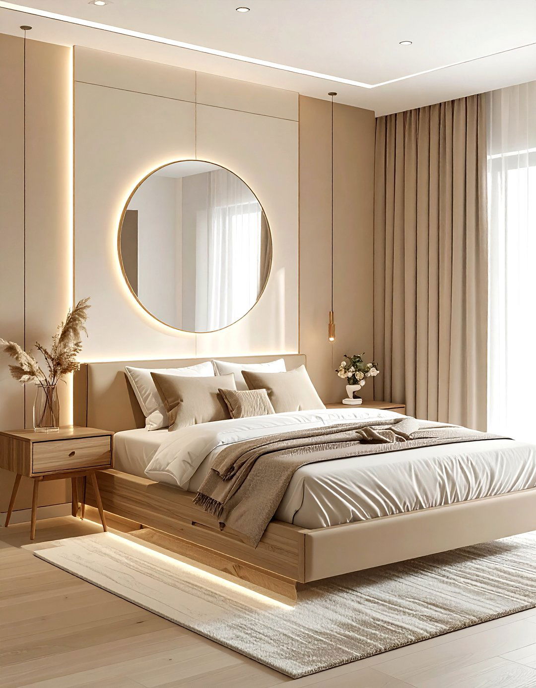 Small Beige Bedroom - 30 scandinavian beige bedroom ideas