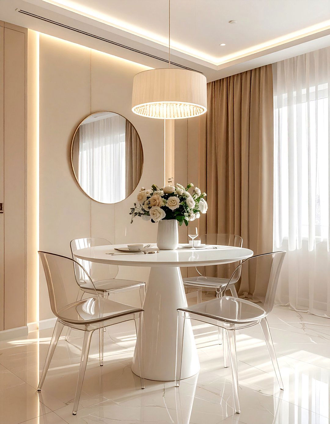 Small Beige Dining Room - 30 beige dining room design ideas