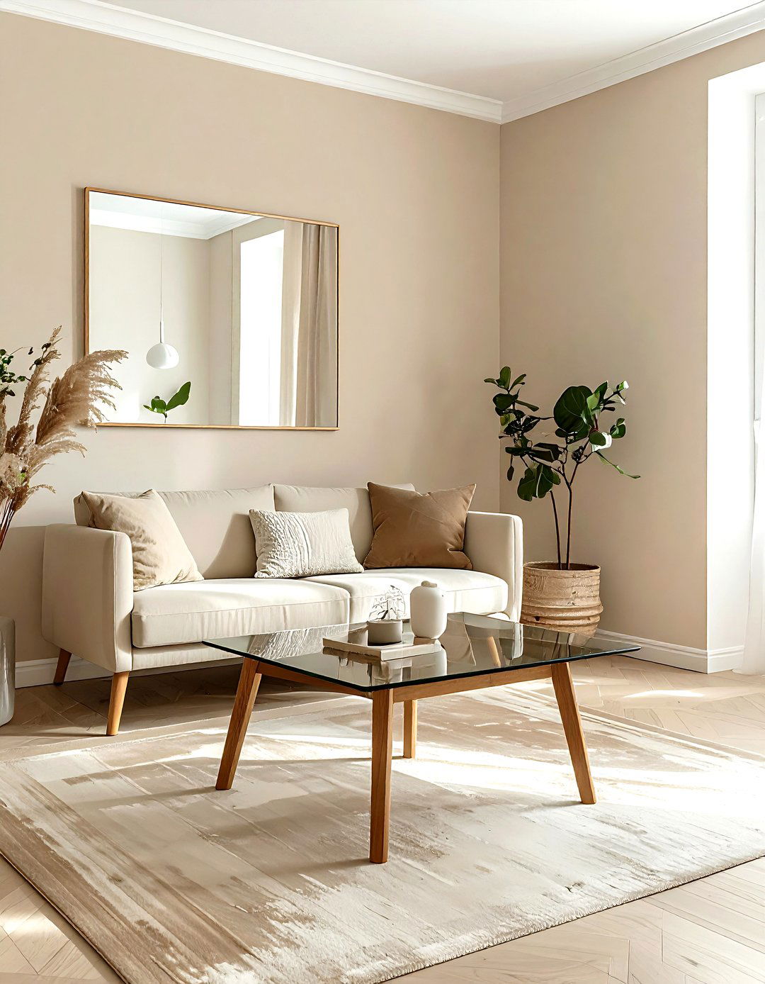 Small Beige Living Room - 30 farmhouse beige living room ideas