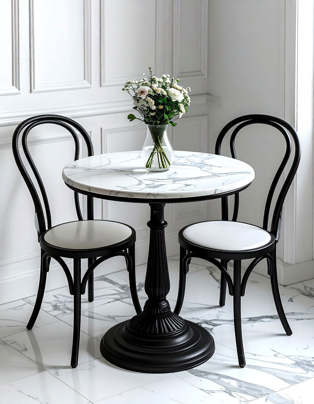 Small Bistro Pedestal Table - 30 pedestal dining table ideas
