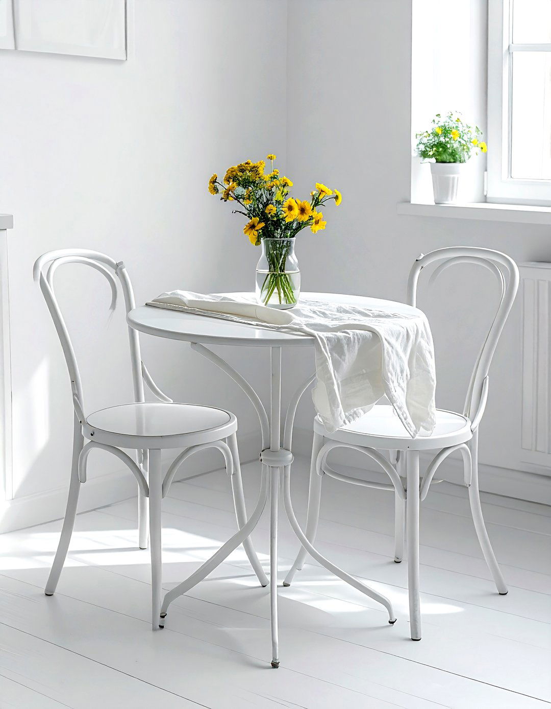 Small Bistro Table - 30 corner vignette ideas