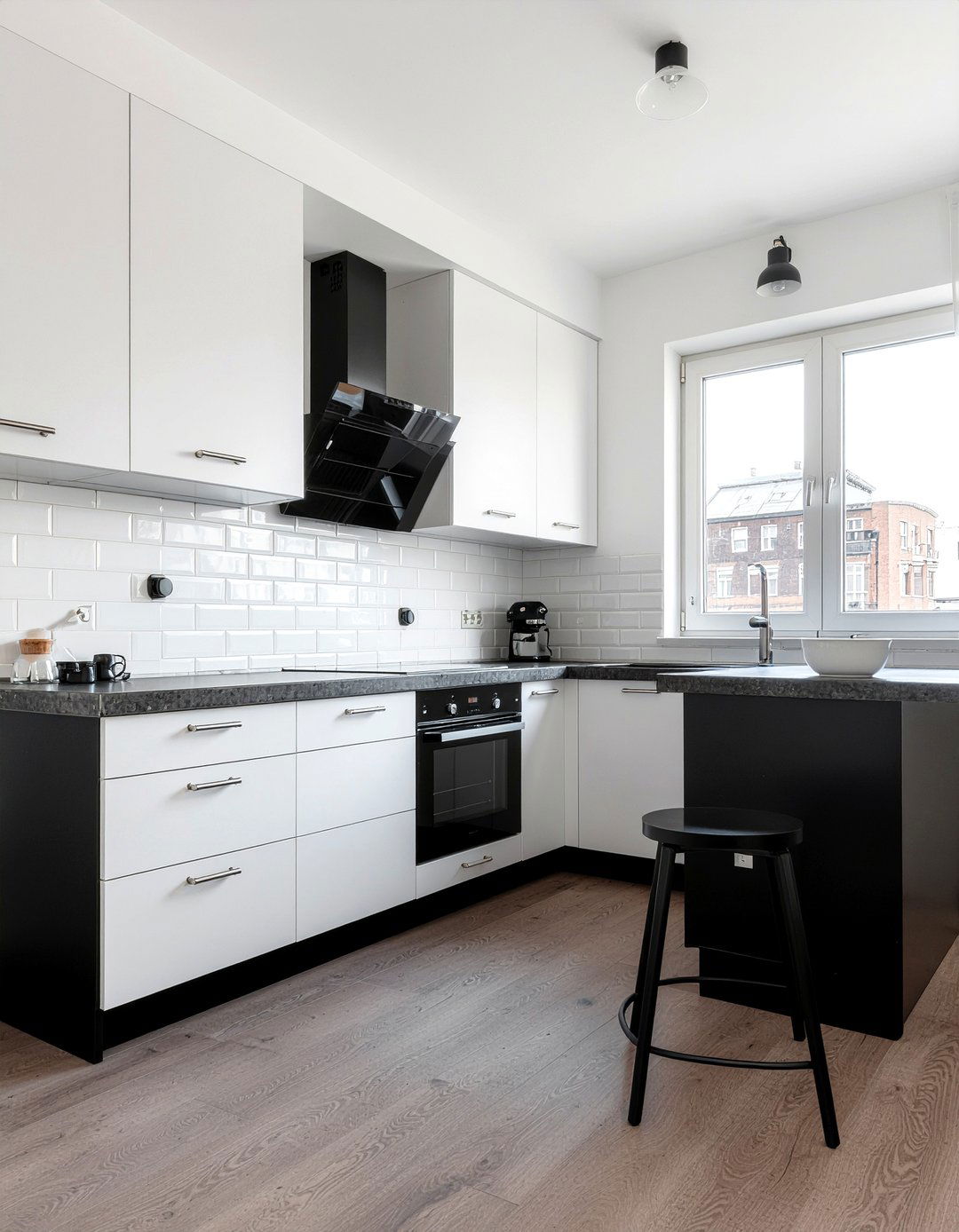 Small Black And White Kitchen - 30 black and white kitchen ideas