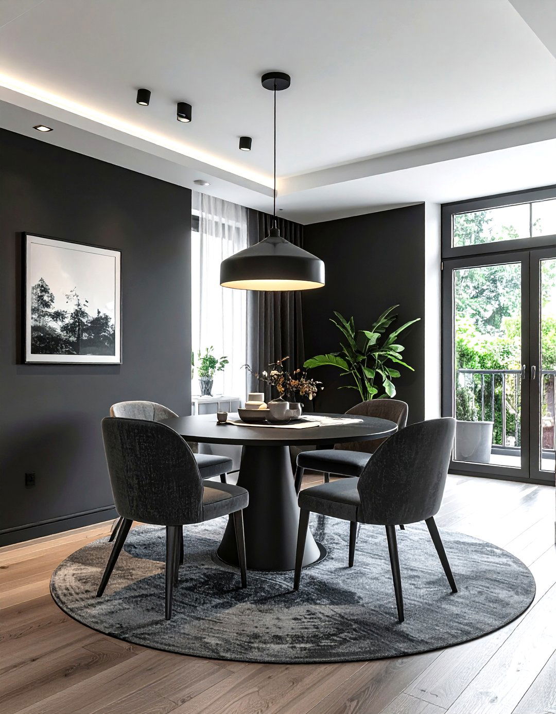 Small Charcoal Dining Room - 30 dark charcoal dining room ideas