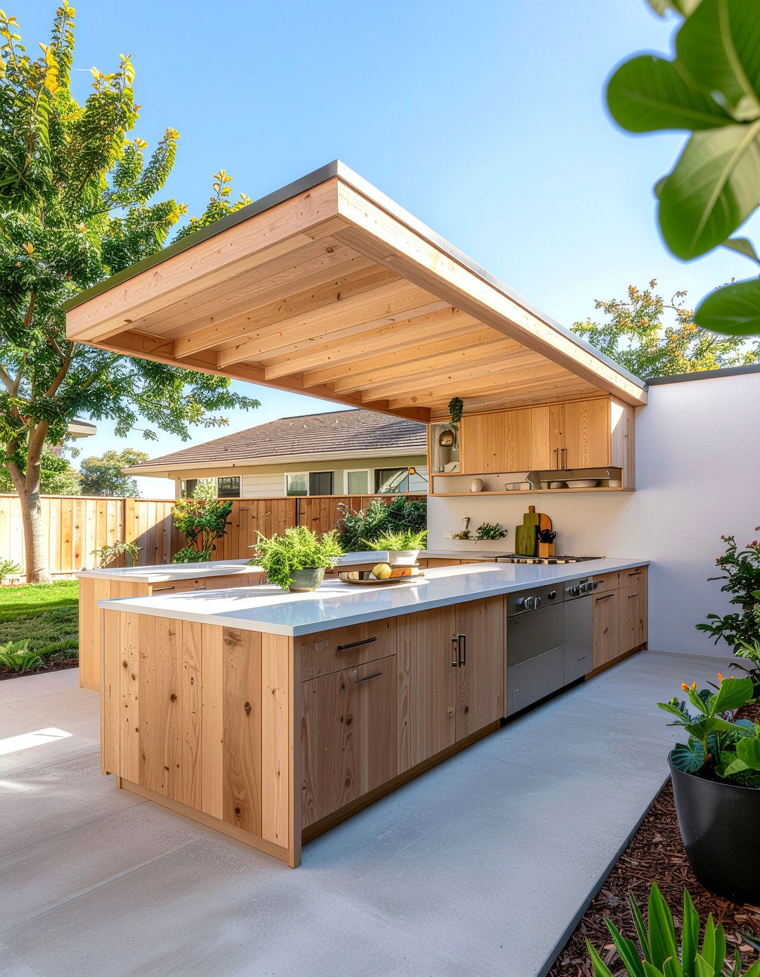 Small Covered Outdoor Kitchen - 30 covered outdoor kitchen ideas