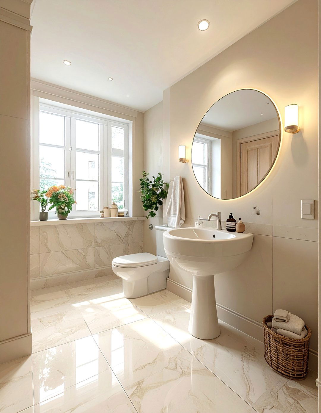 Small Cream Bathroom - 30 warm cream bathroom ideas