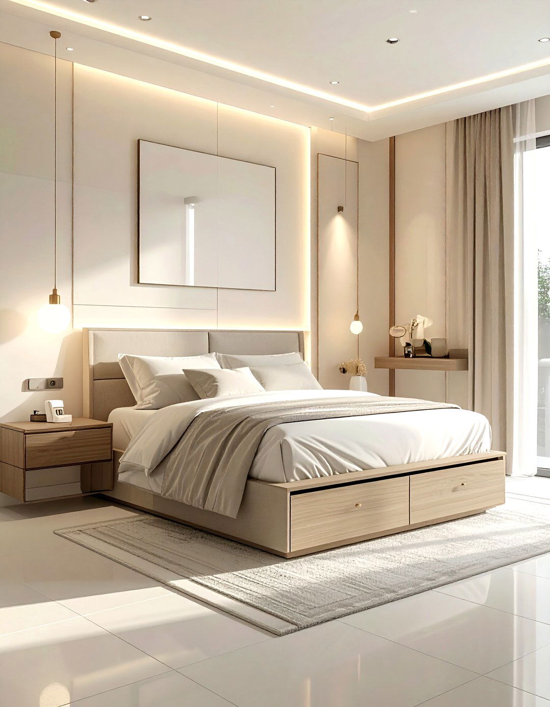 Small Cream Bedroom - 30 minimalist cream bedroom ideas