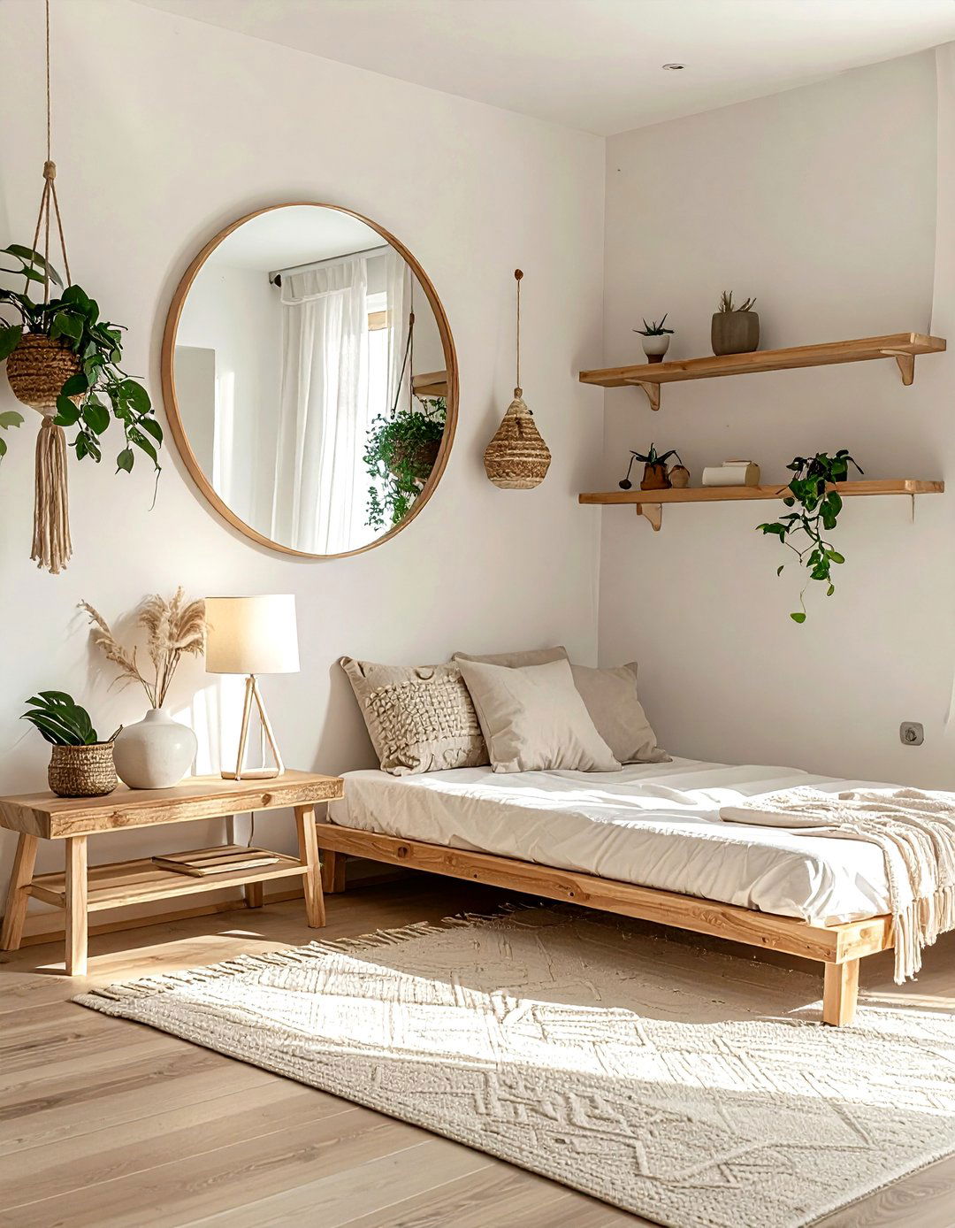 Small Cream Boho Living Room - 30 bohemian cream living room ideas