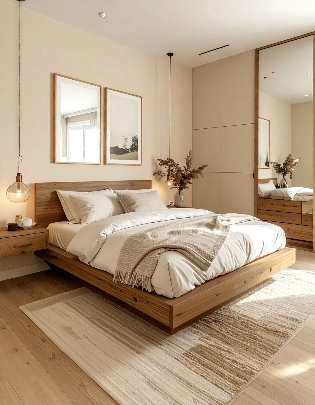 Small Cream Scandinavian Bedroom - 30 scandinavian cream bedroom ideas