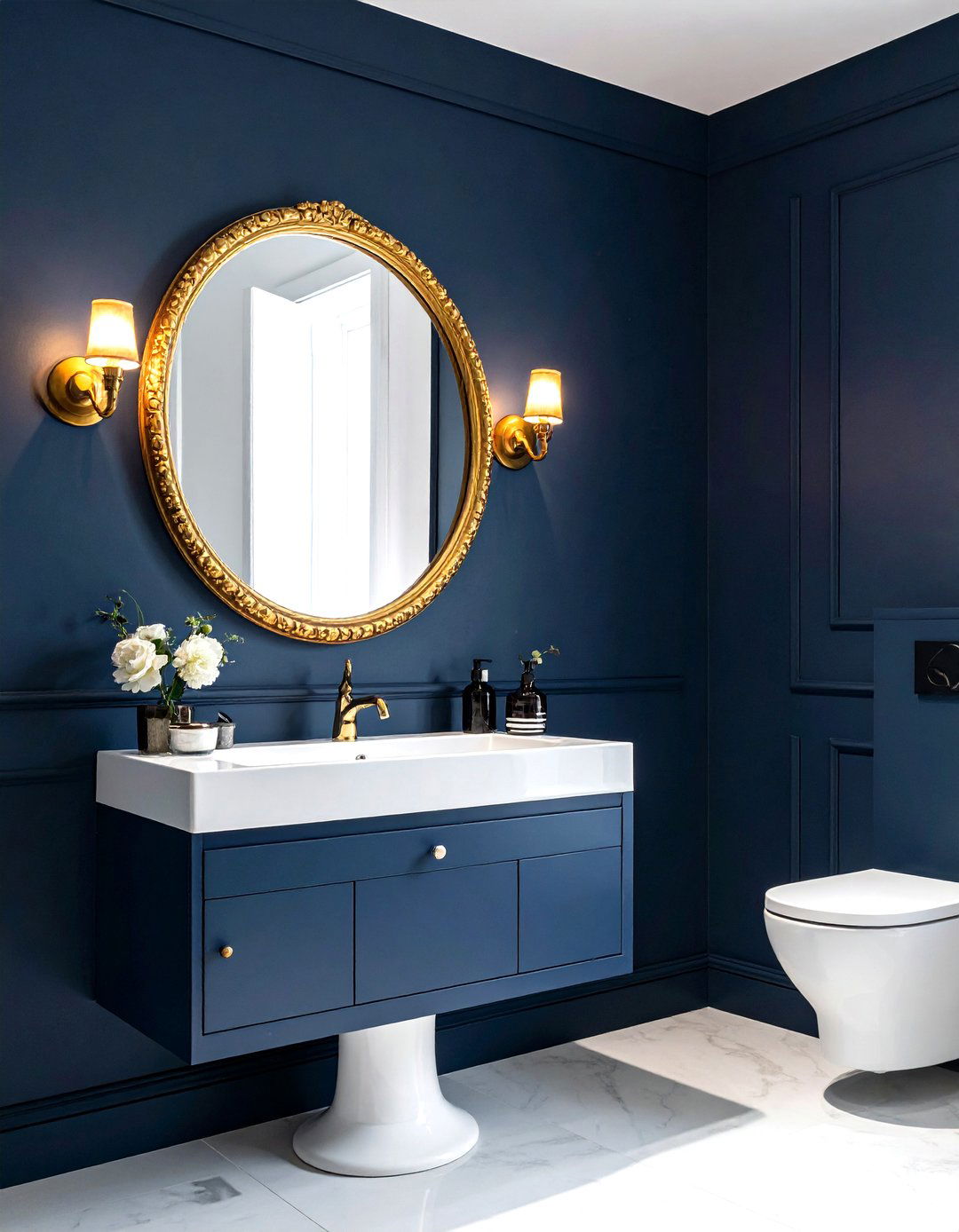 Small Dark Bathroom - 30 dark bathroom ideas