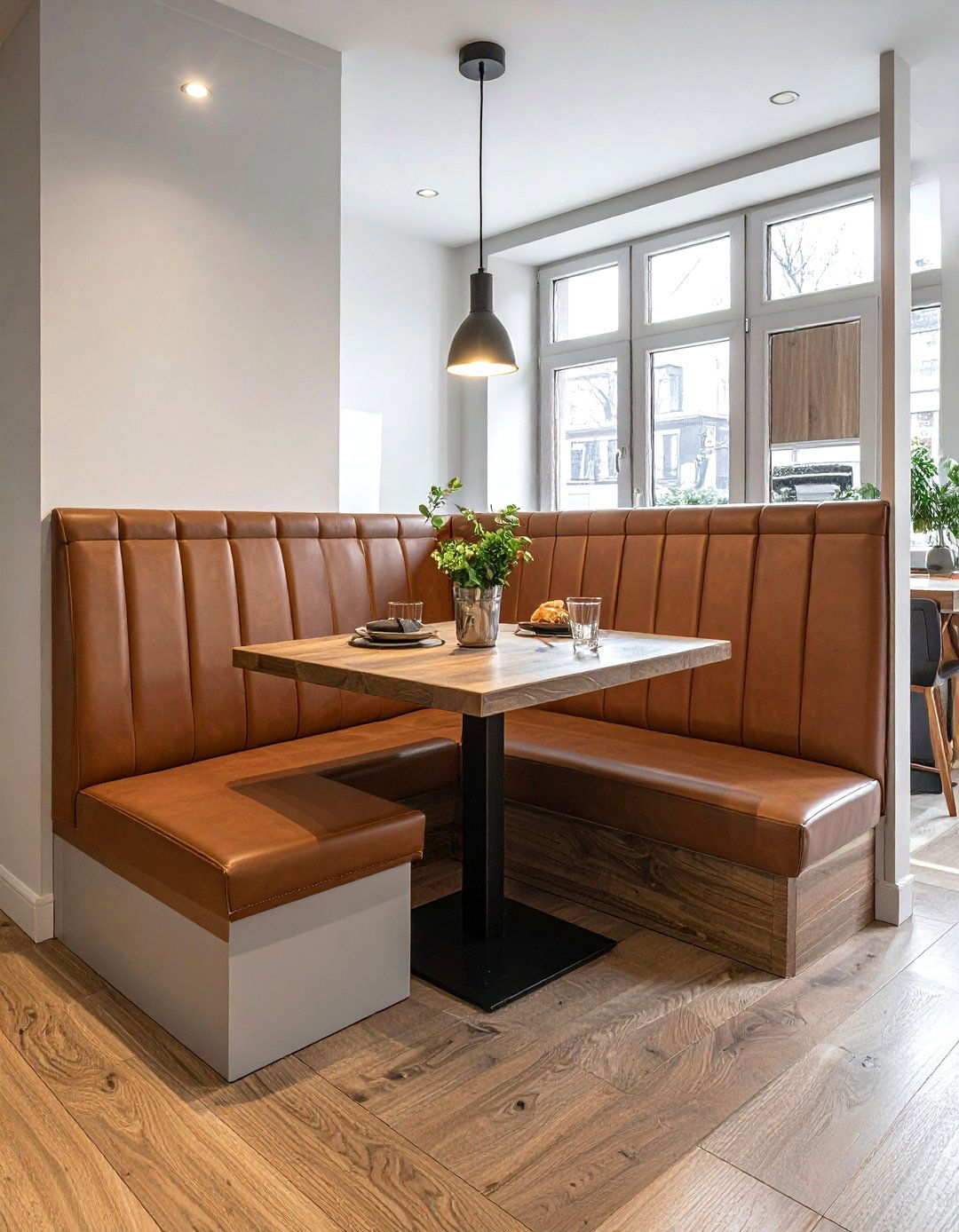 Small Dining Booth - 30 kitchen alcove ideas