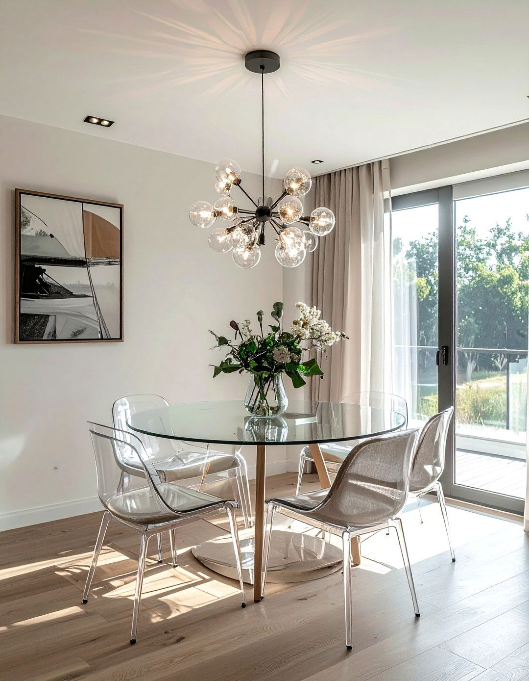 Small Dining Room Lighting - 30 sputnik chandelier dining room ideas