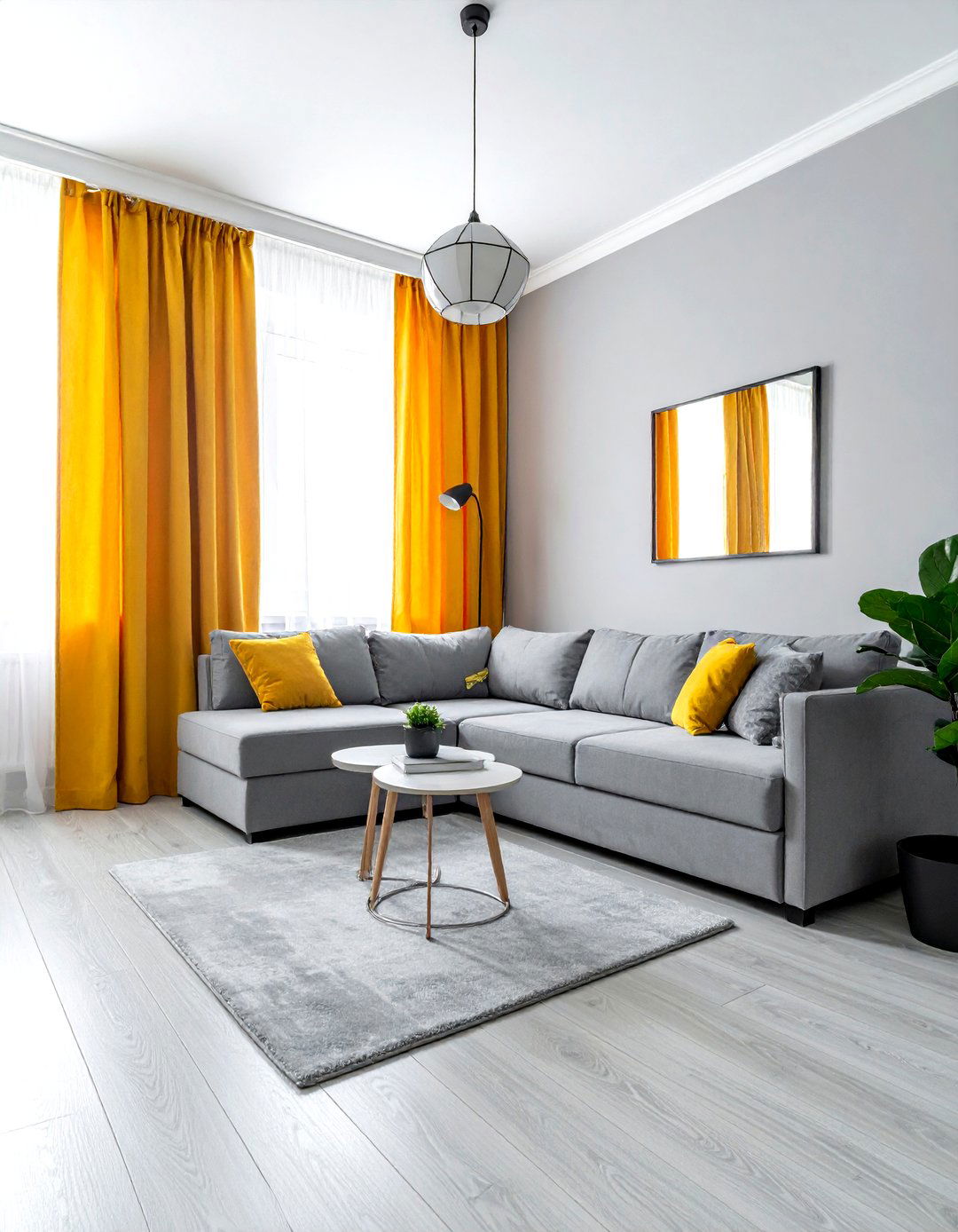 Small Gray And Yellow Living Room - 30 gray yellow living room ideas