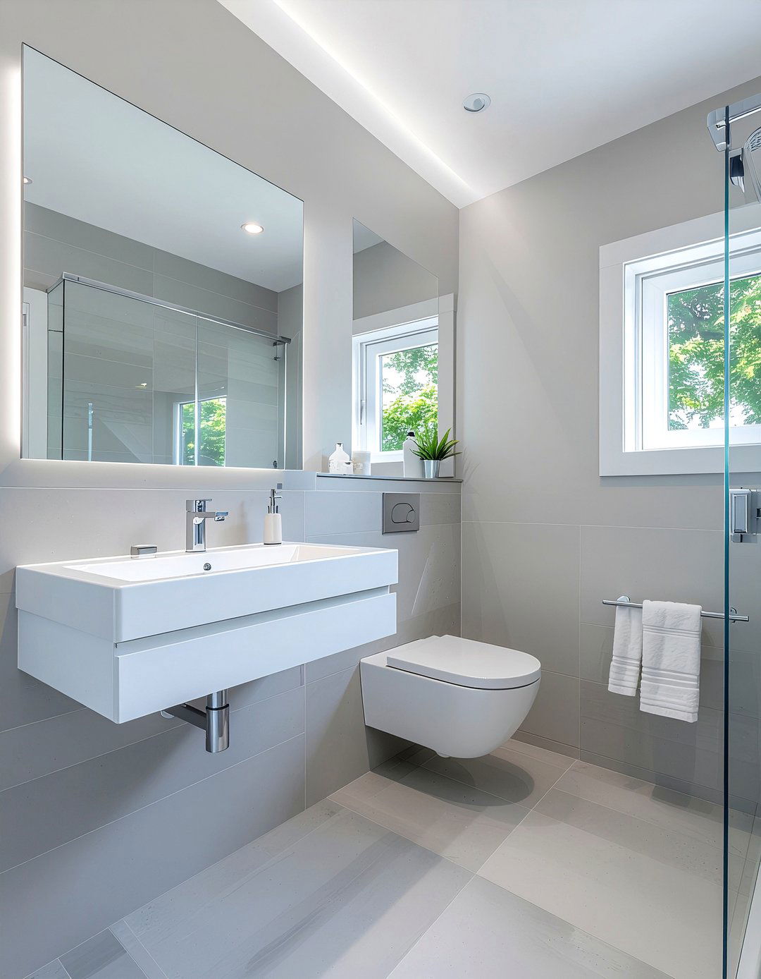 Small Gray Bathroom - 30 cool gray bathroom ideas