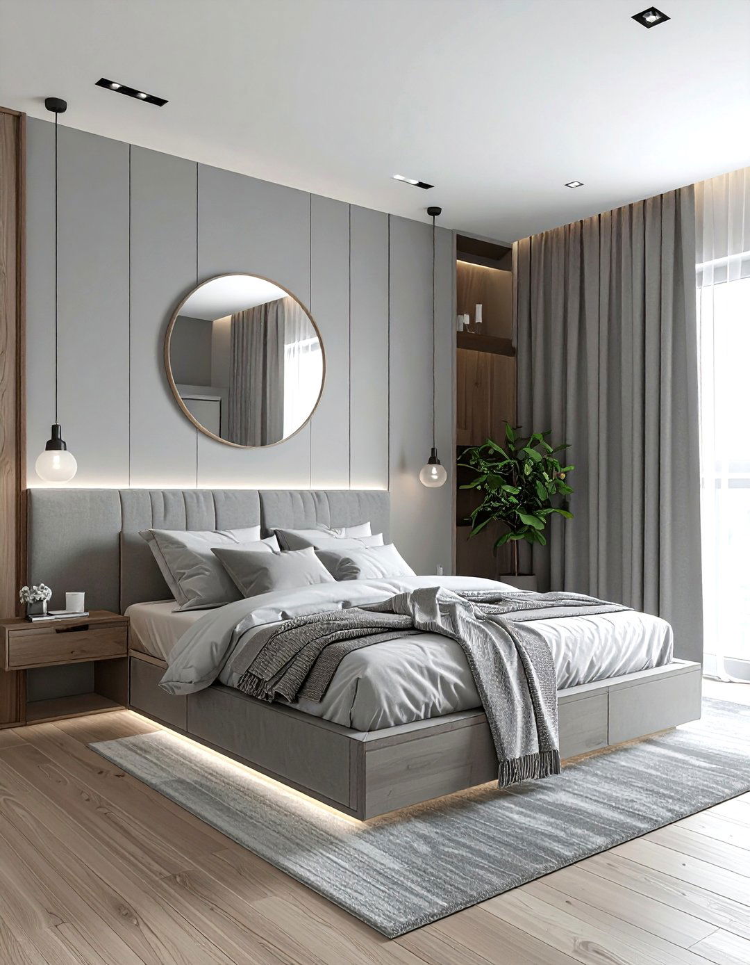 Small Gray Scandinavian Bedroom - 30 scandinavian gray bedroom ideas
