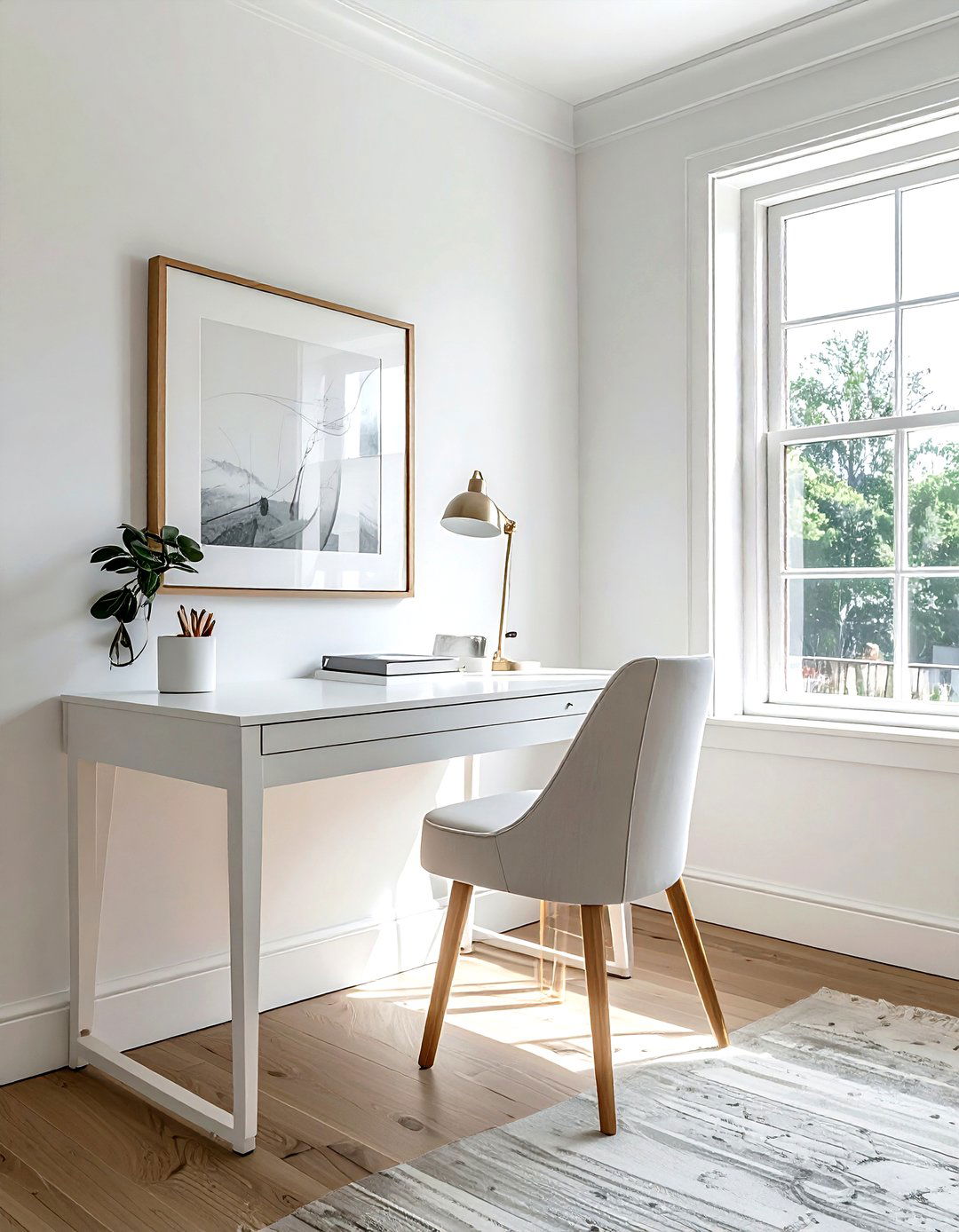 Small Home Office Desk - 30 corner vignette ideas