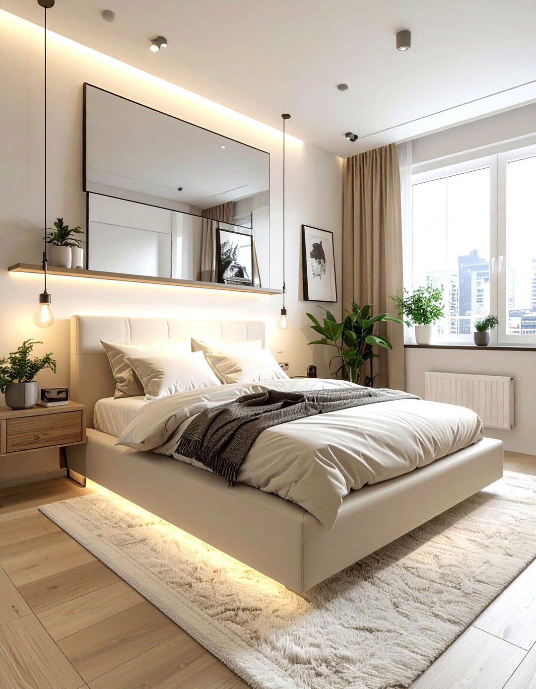 Small Industrial Cream Bedroom - 30 industrial cream bedroom ideas