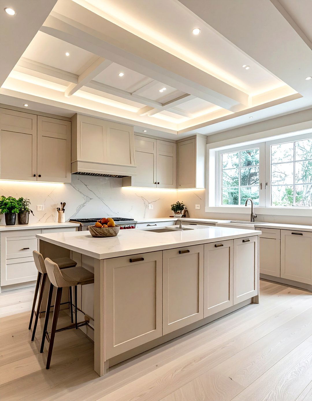Small Kitchen Coffered Ceiling - 30 kitchen coffered ceiling ideas