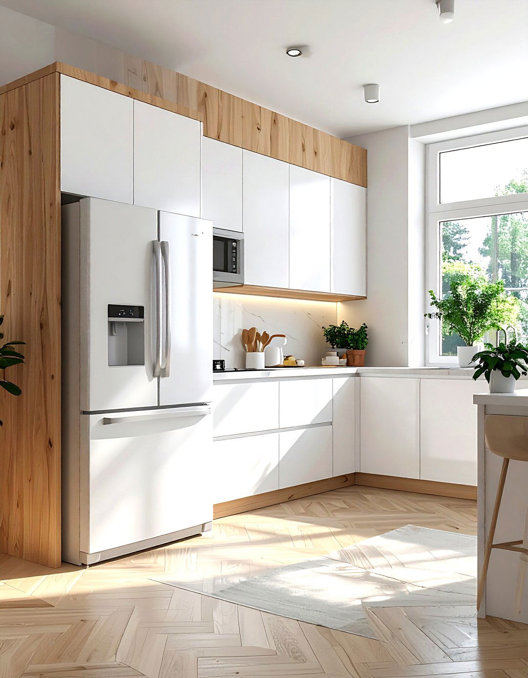 Small Kitchen Refrigerator - 30 French door refrigerator kitchen ideas