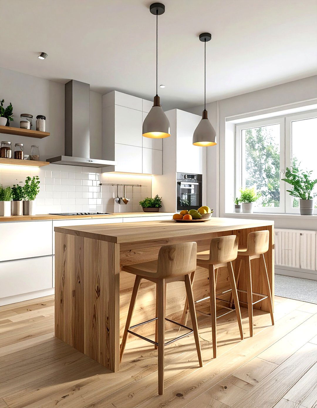 Small Kitchen With Island - 30 one-wall kitchen ideas