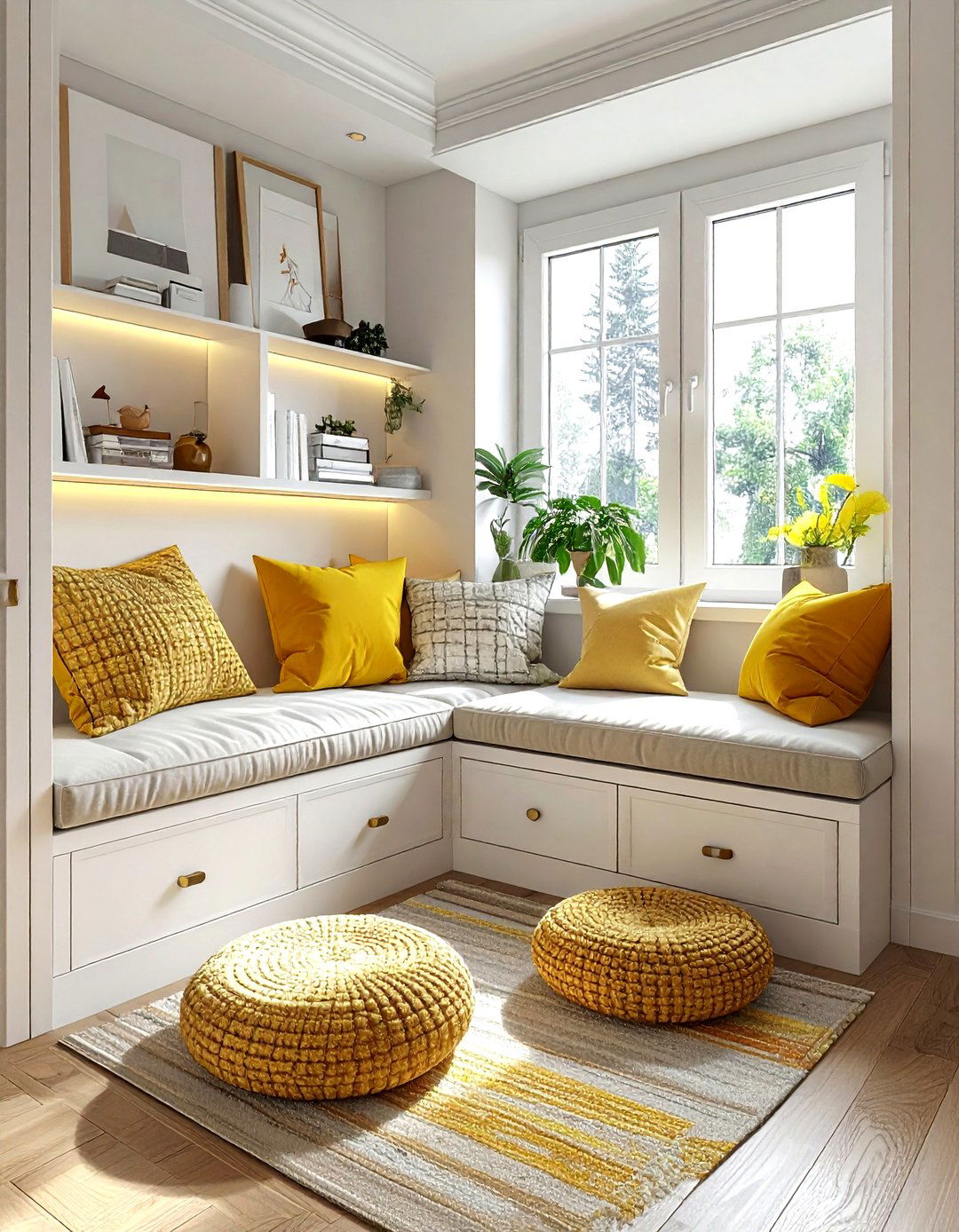 Small Living Room Window Seat Storage - 30 living room window seat storage