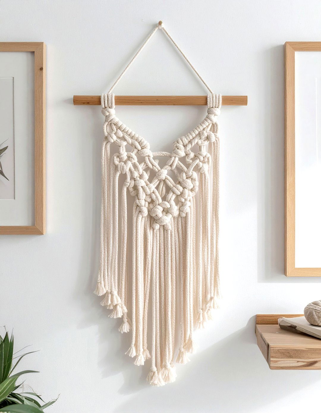 Small Macrame Wall Hanging - 30 living room macrame wall hangings