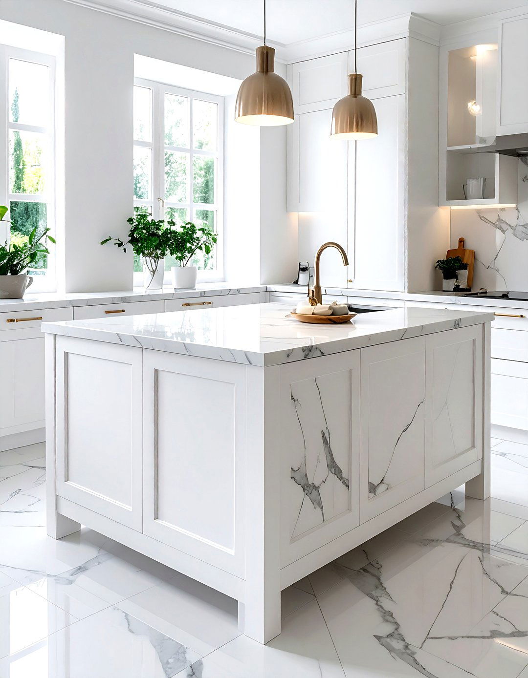 Small Marble Kitchen Island - 30 marble kitchen island ideas