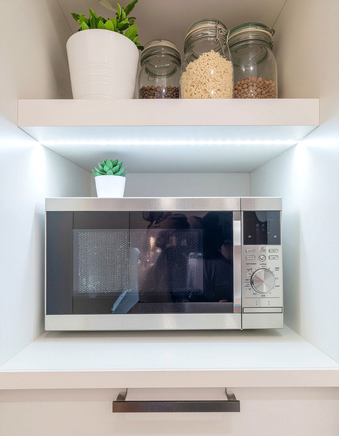 30 Creative Kitchen Microwave Ideas for Better Placement