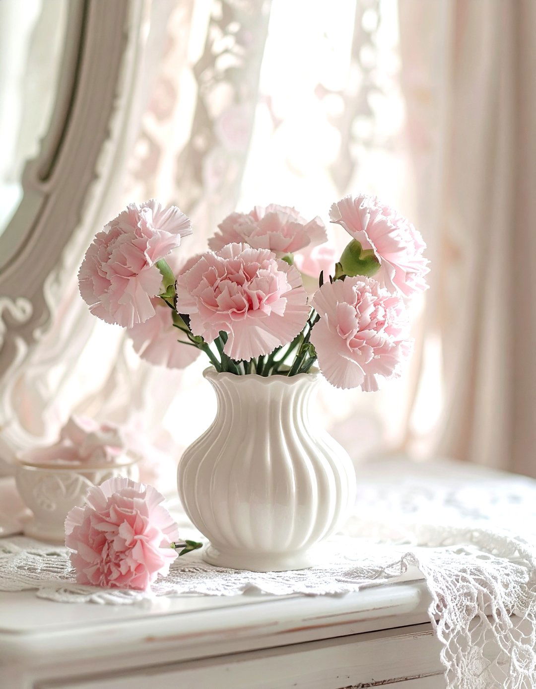 Small Milk Glass Vase - 30 decorative vase ideas