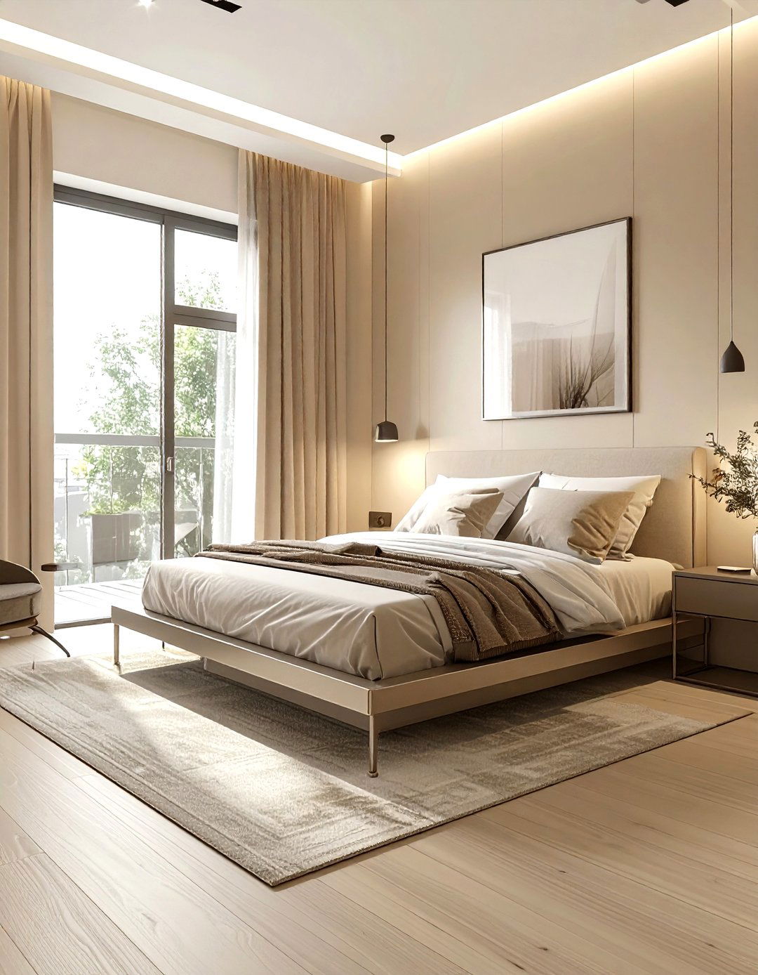 Small Minimalist Beige Bedroom - 30 minimalist beige bedroom ideas