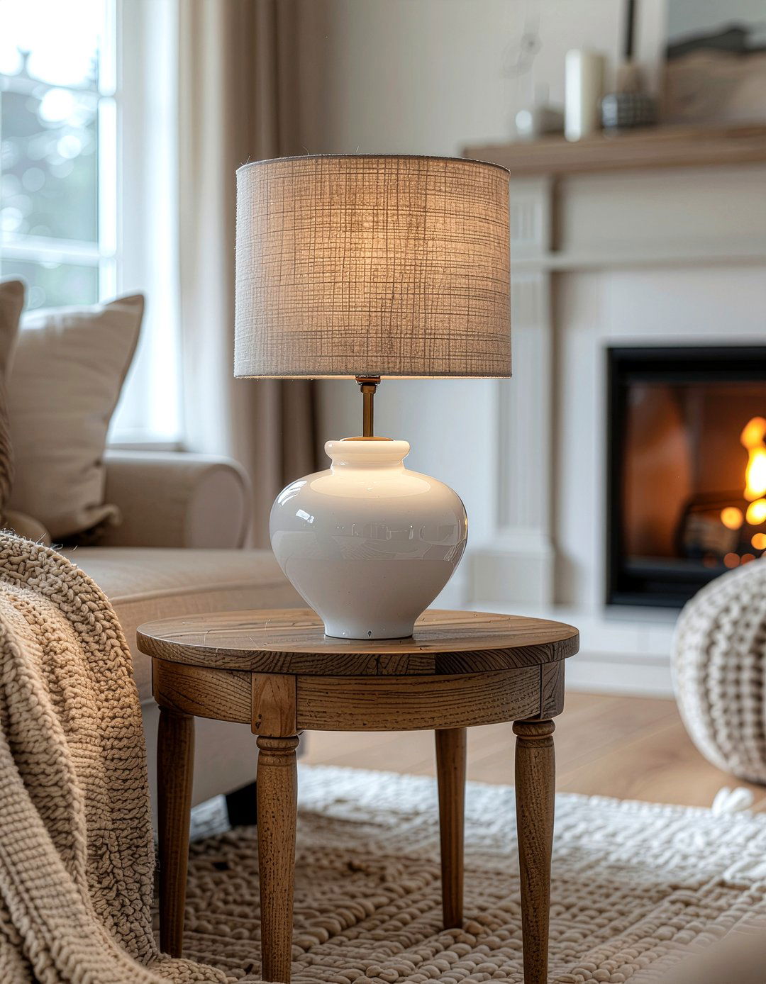 Small Oak Lamp Table - 30 living room oak furniture ideas