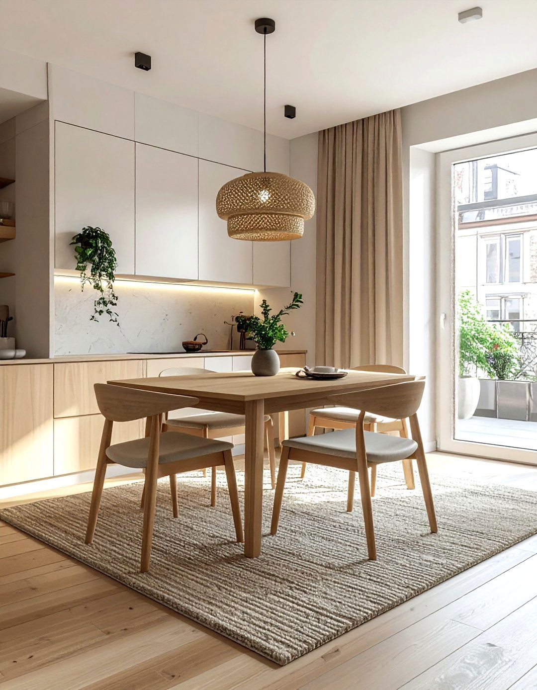 Small Open Plan Dining - 30 compact dining room ideas