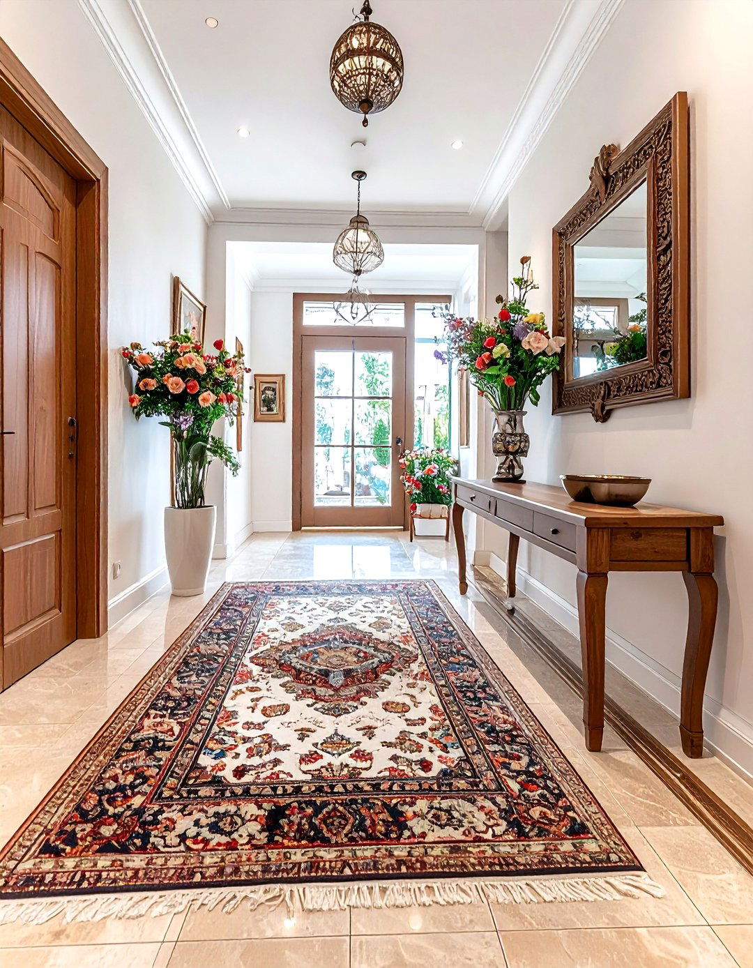 Small Oriental Rug Entryway - 30 oriental rug ideas