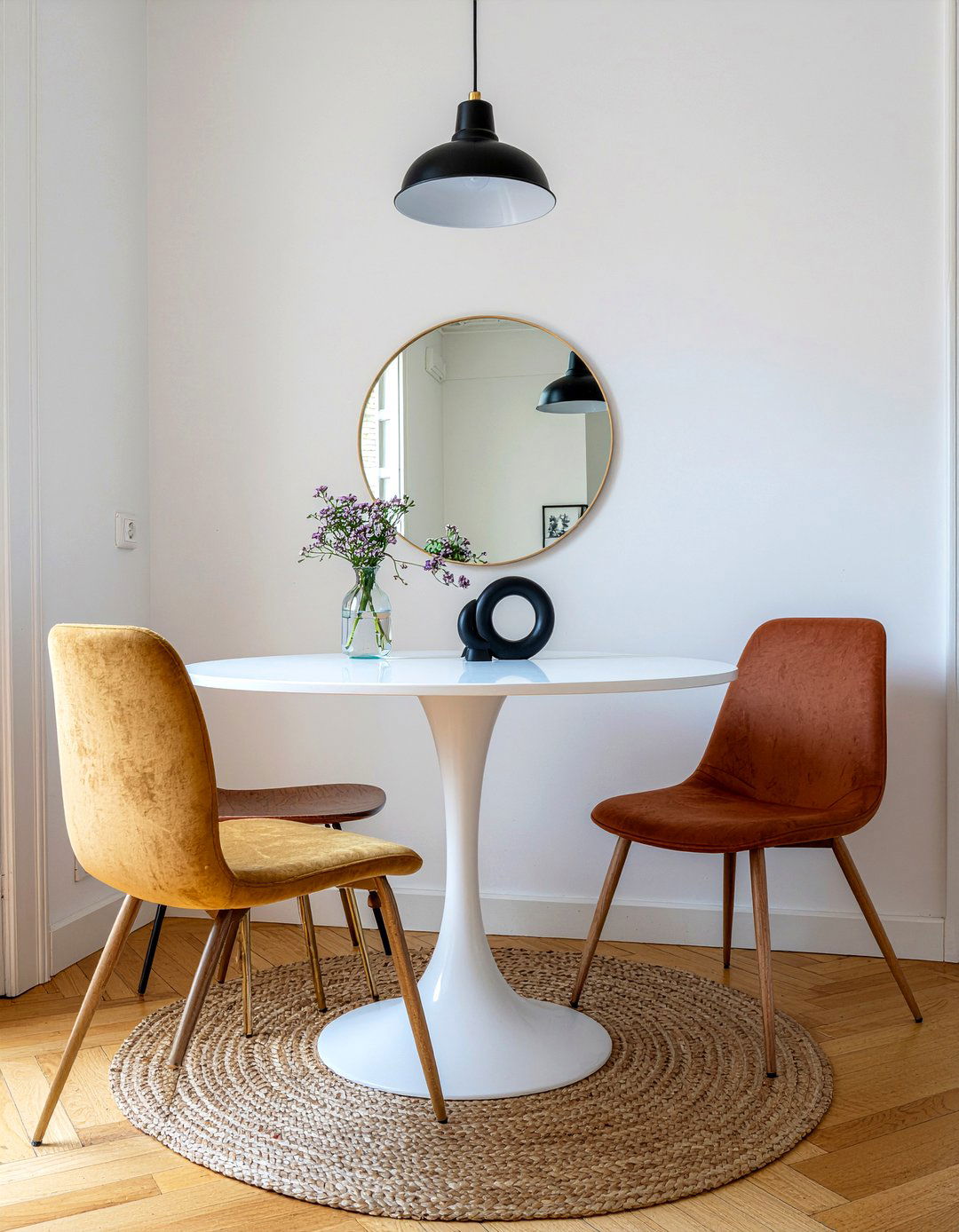 Small Parisian Apartment Dining - 30 Parisian dining room ideas