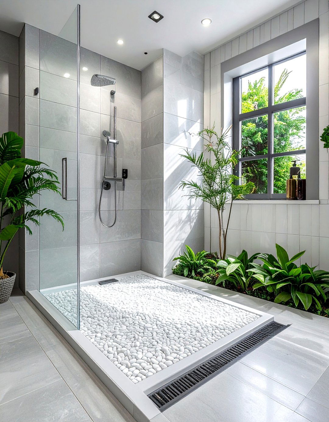 Small Picket Tile Mosaic - 30 picket tile bathroom ideas